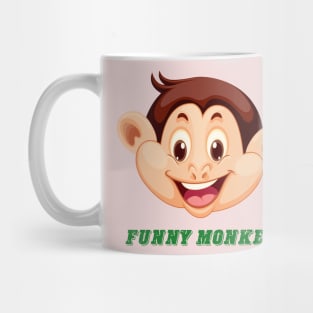 Funny monkey face Mug